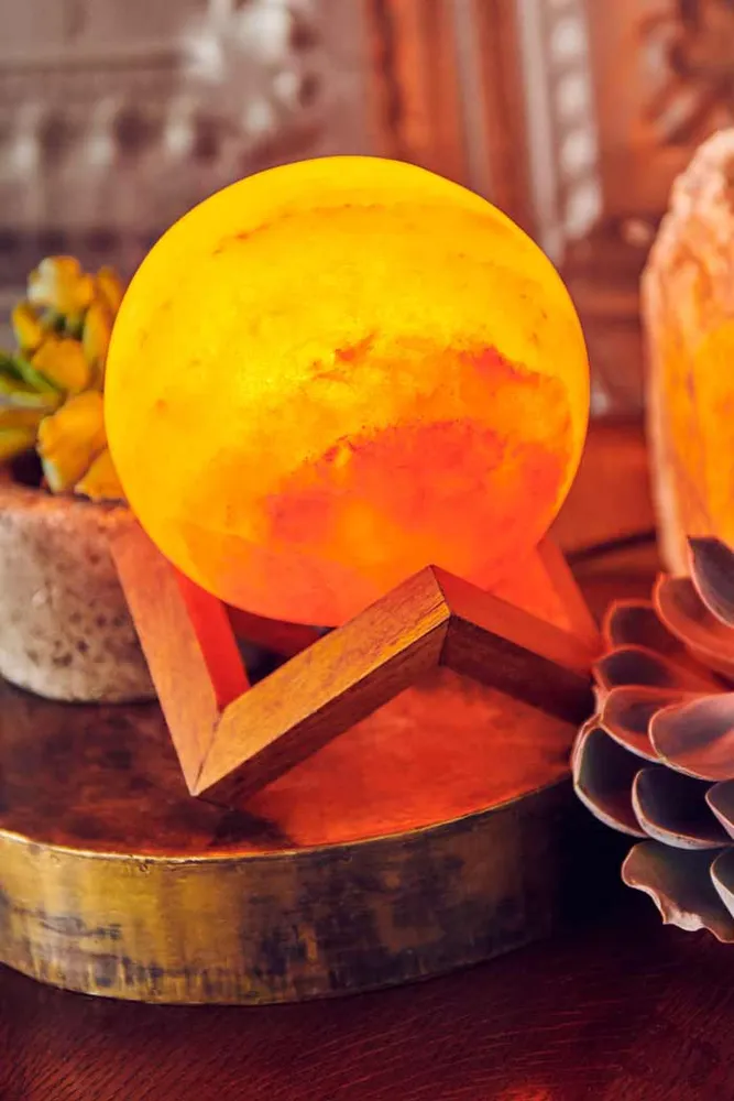 Full Moon Himalayan Salt Lamp