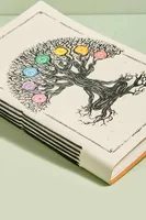 White Chakra Tree Medium Leather Journal (EB Exclusive)