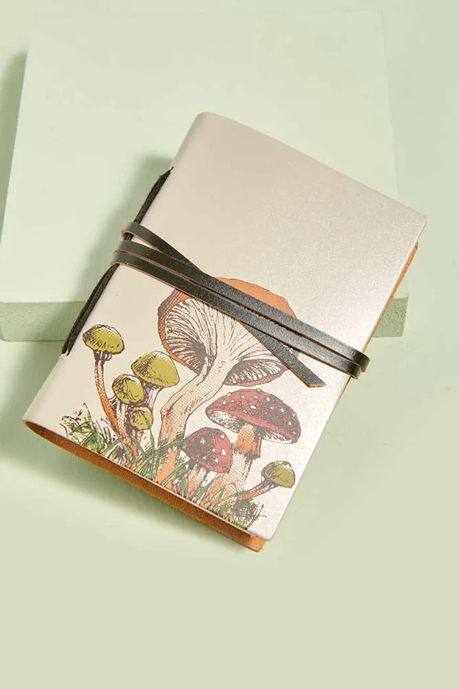 EBX Wild Mushrooms Small Leather Journal