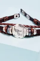 Capricorn Hematite Leather Bracelet