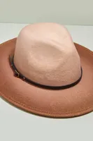 Brown Ombre Panama Hat