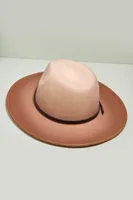 Brown Ombre Panama Hat