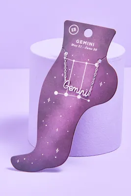 Silver Gemini Anklet