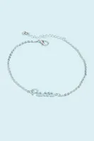 Silver Pisces Anklet