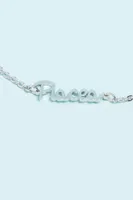 Silver Pisces Anklet