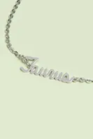 Silver Taurus Anklet