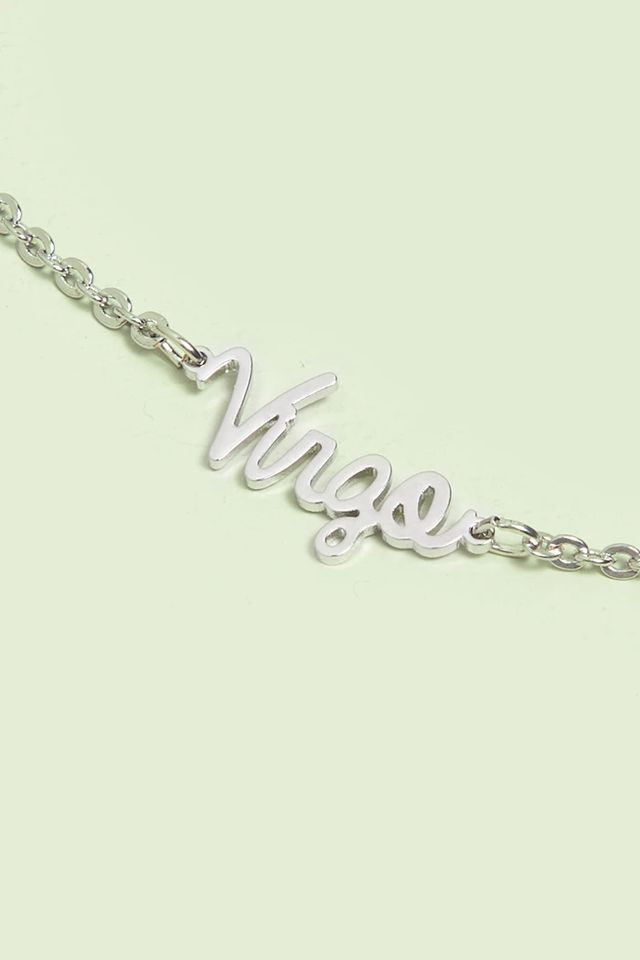 Silver Virgo Anklet