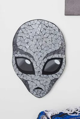 Silver Alien Mosaic