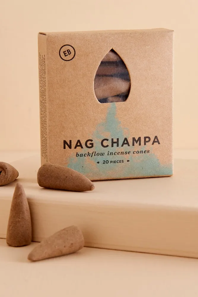 Earthbound Trading Nag Champa Backflow Incense Cones