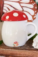 Spotted Red Lid Mushroom Mug