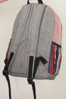 Small Rainbow Hemp Jacquard Backpack