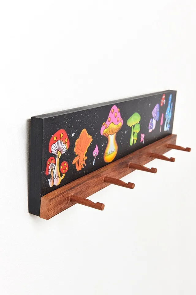 Earthbound Trading Galaxy Mushroom Hook Wall Hanging