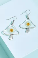 Chrysanthemum Mushroom Earrings