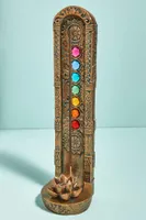 Gold Chakra Lotus Incense Burner