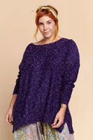 Purple Speckled Sweater