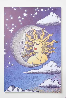 Sun and Moon Love Canvas Wall Art (EB Exclusive)