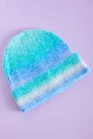 Ocean Ombre Foldover Beanie