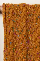 Speckled Mustard Scarf