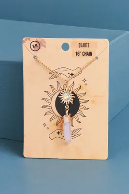 Radiate Power Quartz Necklace