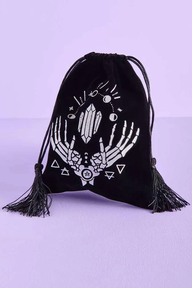 Black Celestial Skeleton Tarot Card Pouch (EB Exclusive)