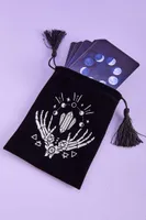 Black Celestial Skeleton Tarot Card Pouch (EB Exclusive)