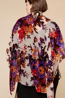 Velvet Floral Shawl