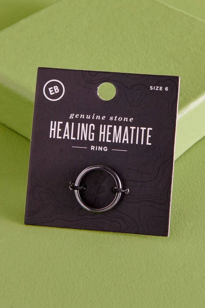 Healing Hematite Ring