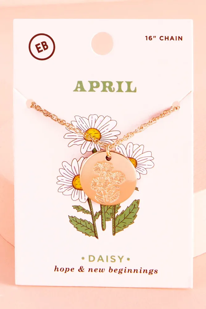 April Daisy Necklace