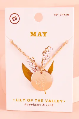 May Lily of the Valley Necklace