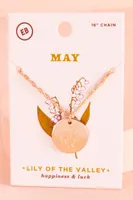 May Lily of the Valley Necklace