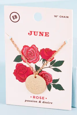 June Rose Necklace