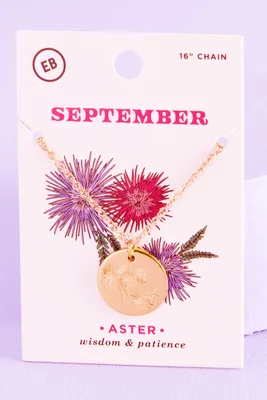 September Aster Necklace