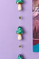 Green Wooden Mushroom Mobile