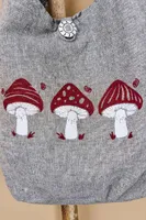 Mushroom Trio Slouchy Bag