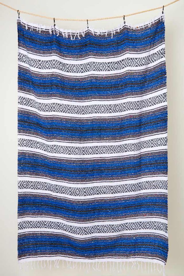 Royal Blue Baja Blanket