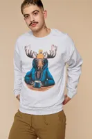 Moose and Mugs Sweatshirt