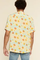 Flower Power Button Up Camp Shirt (EB Exclusive)