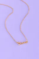 Gold Pisces Necklace