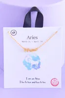 Gold Aries Necklace