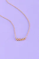 Gold Aries Necklace