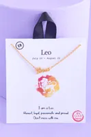 Gold Leo Necklace