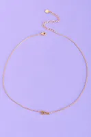 Gold Leo Necklace