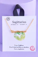 Gold Sagittarius Necklace