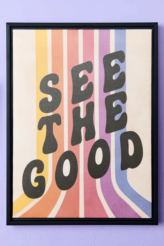 See the Good Canvas Wall Art