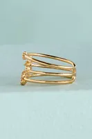 Golden Skies Adjustable Ring