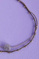 Labradorite Bead Layer Anklet