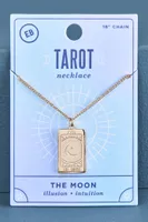 The Moon Tarot Card Necklace