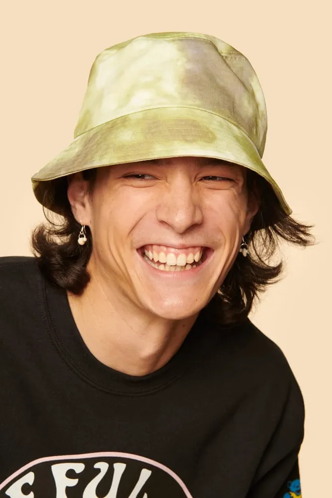 Green Tie Dye Bucket Hat