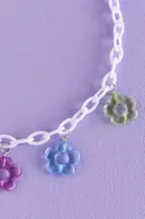 Bubble Flower Chain Necklace