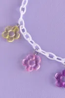 Bubble Flower Chain Necklace